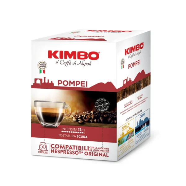 Kimbo Pompei 50 capsule compatibile Nespresso