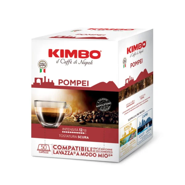 Kimbo Pompei 50 capsule compatibili Lavazza modo mio